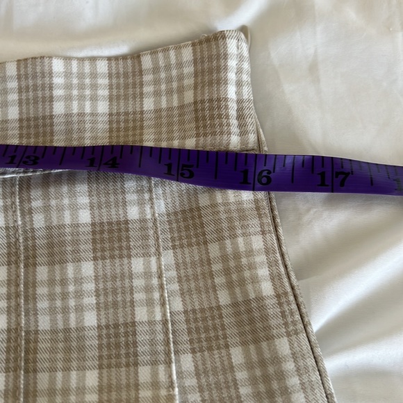 Pleated Plaid School Girl Tennis Skirt - Picture 2 of 4